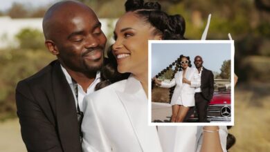 Musa Mthombeni and Liesl Laurie Celebrate 3 Years of Love