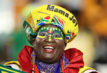 Mama Joy Comes Under Heavy Fire for ‘Bully!ng’ Young Fan at Bafana Bafana vs Congo Match (VIDEO)