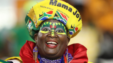 Mama Joy Comes Under Heavy Fire for ‘Bully!ng’ Young Fan at Bafana Bafana vs Congo Match (VIDEO)