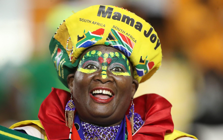 Mama Joy Comes Under Heavy Fire for ‘Bully!ng’ Young Fan at Bafana Bafana vs Congo Match (VIDEO)