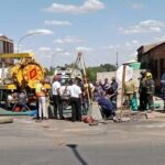 Manhole Eats Three Men