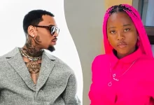 Naledi Aphiwe Shows Off Fan Art with Chris Brown, Mzansi Approves It