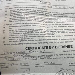 Nota Baloyi Hands Himself Over The Police