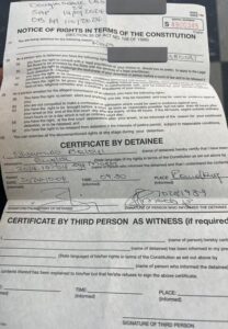 Nota Baloyi Hands Himself Over The Police