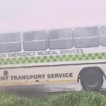 KwaZulu-Natal Health Bus Transporting Patients Catches Fire (VIDEO)