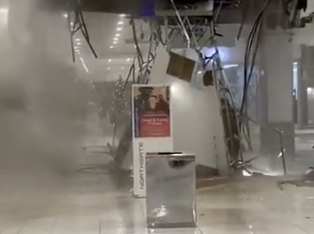 Small Ceiling Collapse at Northgate Mall — No Injuries